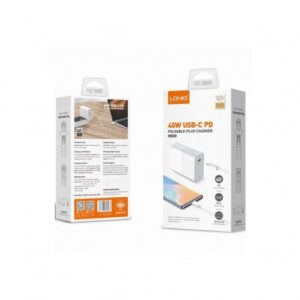 لدنو شاحن جداري سريع 40 واط , موديل : A1405C